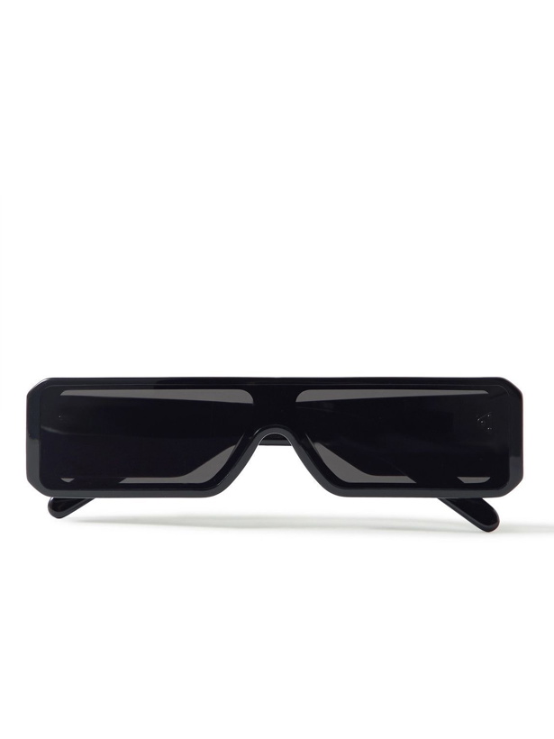 Photo: Rick Owens - Gethshades Rectangle-Frame Acetate Sunglasses