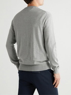 Polo Ralph Lauren - Slim-Fit Pima Cotton Sweater - Gray