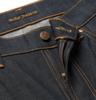 Nudie Jeans - Lean Dean Slim-Fit Organic Denim Jeans - Dark denim
