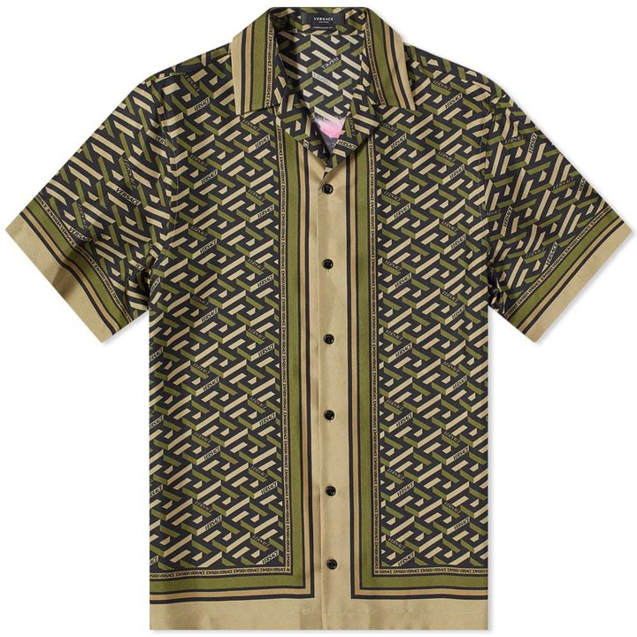 Photo: Versace Geometric Pattern Vacation Shirt