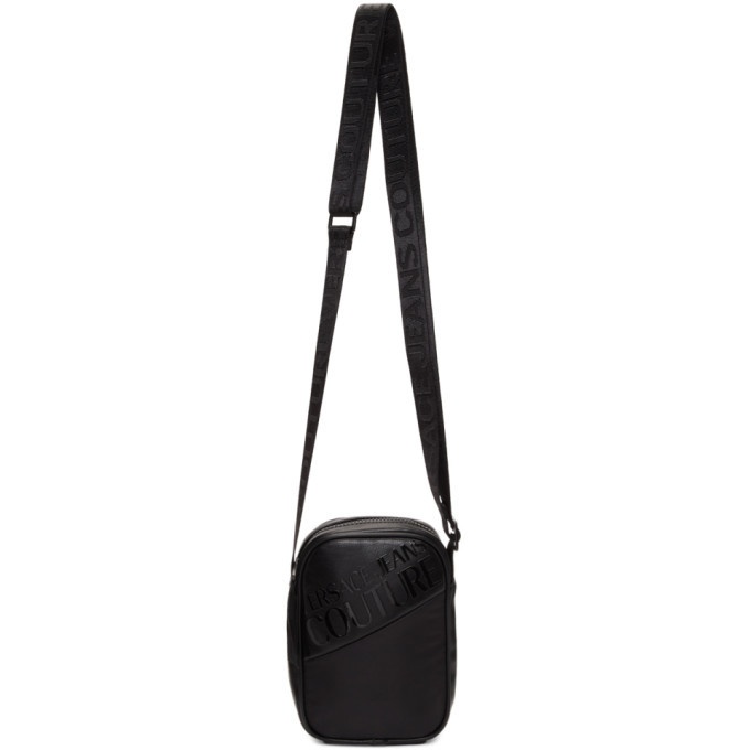 Photo: Versace Jeans Couture Black Logo Camera Bag