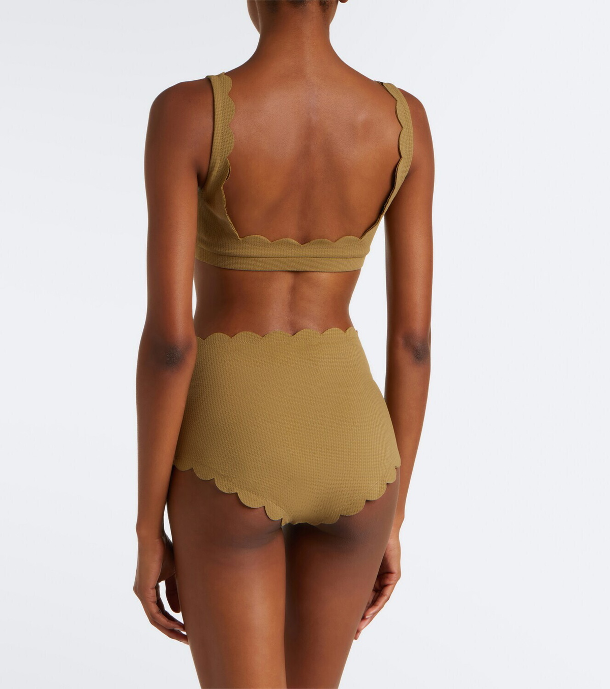 Marysia Santa Monica scalloped bikini bottoms