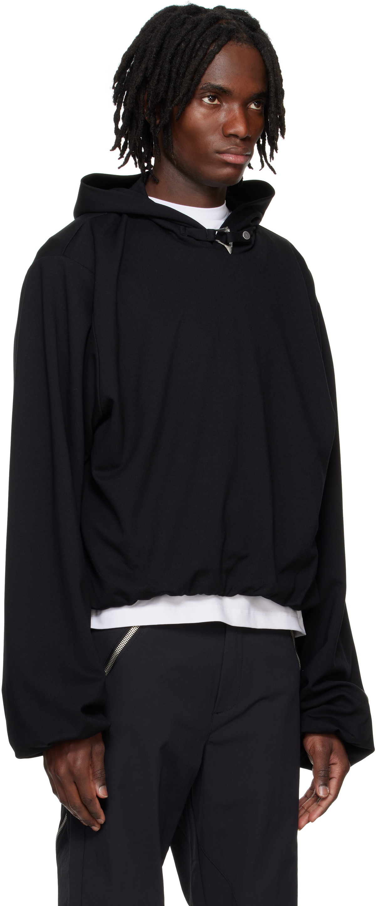 HELIOT EMIL Black Enodo Hoodie