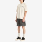 Cole Buxton Men's Cold Washed Cargo Short in Washed Black