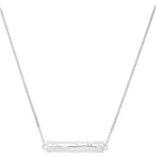 Dear Letterman SSENSE Exclusive Silver Alina Pendant Necklace