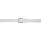 Maison Margiela White Patent Belt