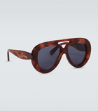 Loewe Round Spoiler aviator sunglasses