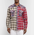 Isabel Marant - Billy Checked Brushed Cotton-Flannel Western Shirt - Men - Multi