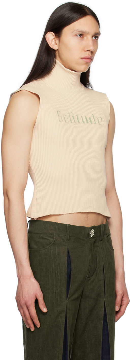 Solitude Studios SSENSE Exclusive Beige Tank Top