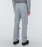 Givenchy - Distressed wool-blend pants