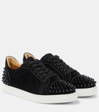 Christian Louboutin Vieira 2 spiked suede sneakers