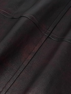 Acne Studios - Laraw Oversized Leather Shirt Jacket - Burgundy