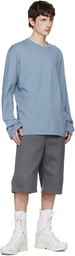 Rier Gray Antique Gabardine Shorts