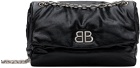 Balenciaga Black Monaco Medium Chain Bag