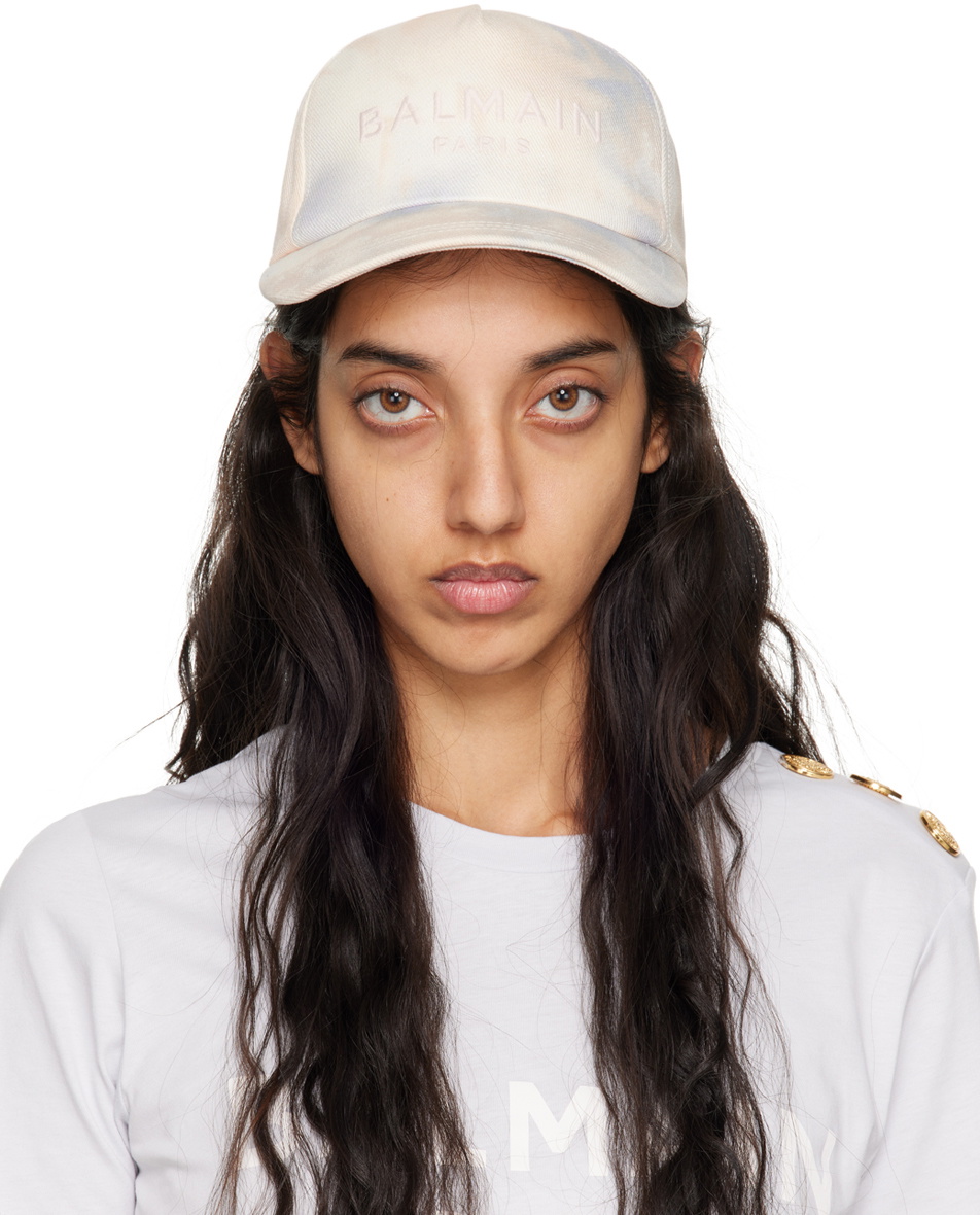 Balmain Pink Logo Cap Balmain