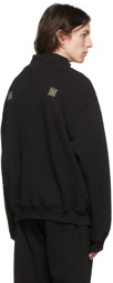 ADISH Black Cotton Sweatshirt