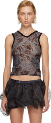Collina Strada Black Lace Dachi Tank Top