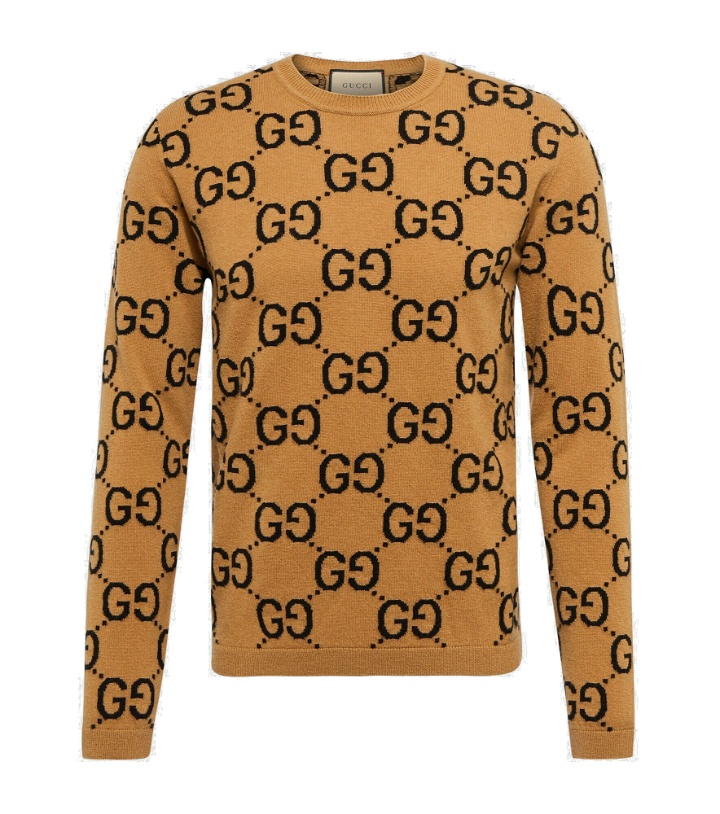 Photo: Gucci - GG jacquard wool sweater