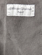 OFFICINE GÉNÉRALE - Slim-Fit Unstructured Cotton-Blend Corduroy Blazer - Gray