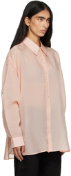 LEMAIRE Pink Drape Shirt