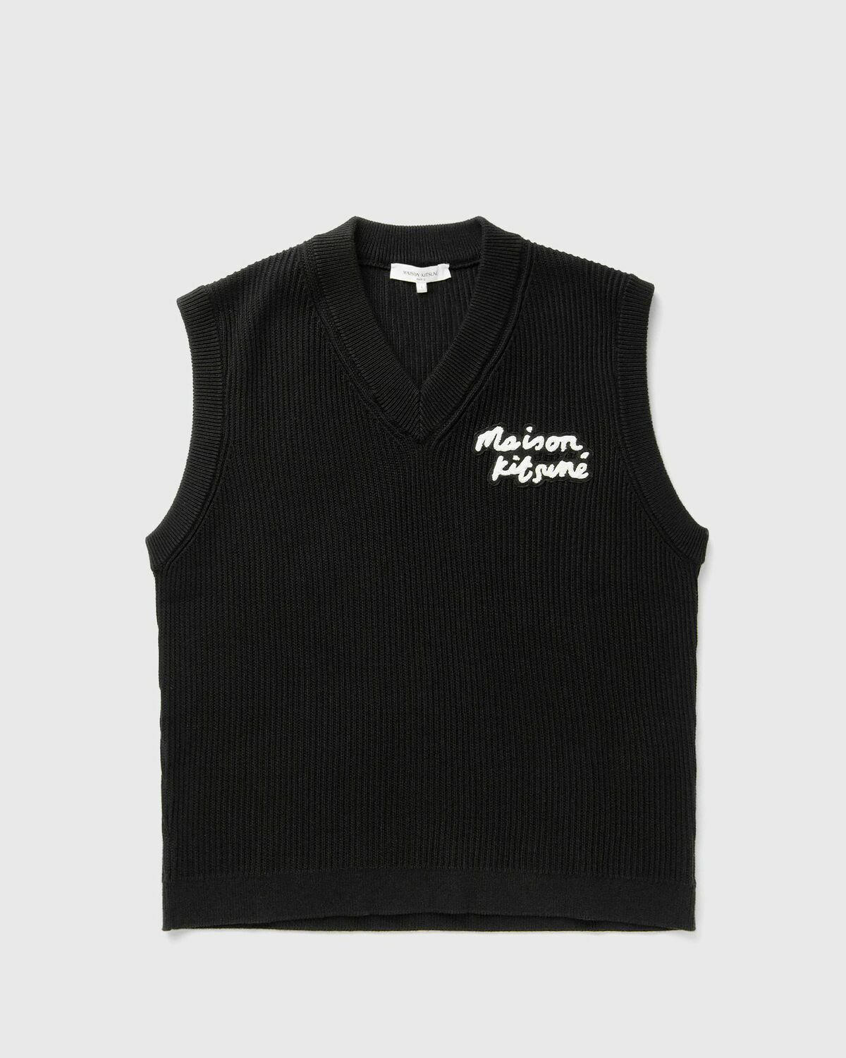 Maison Kitsune HANDWRITING VEST Black Men