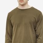 Satta Men's Heavy Long Sleve T-Shirt in Charcoal