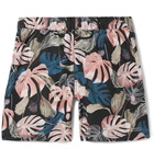 Saturdays NYC - Trent Mid-Length Printed Swim Shorts - Men - Black