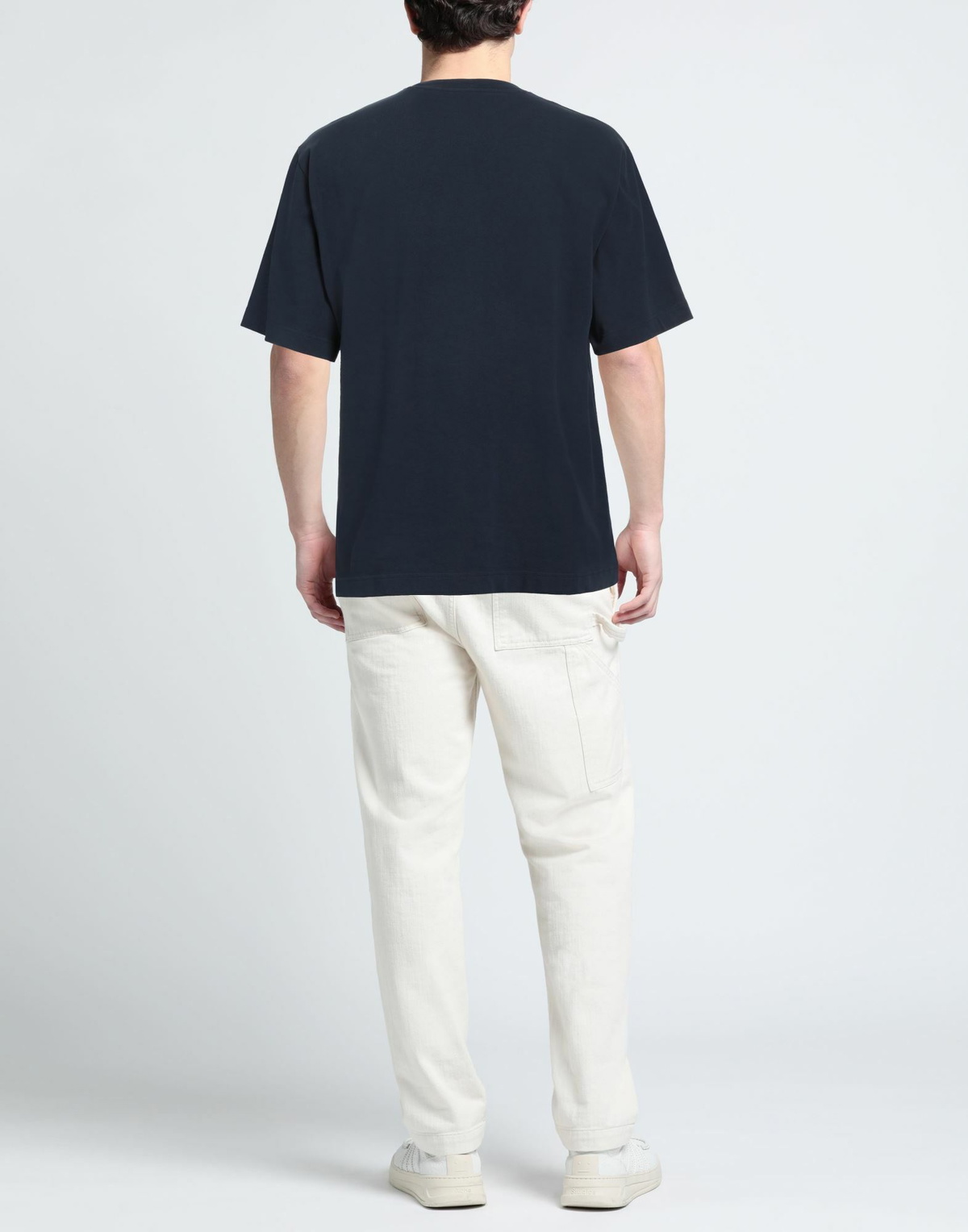 Maison Kitsuné Mens T-shirt Midnight in Blue