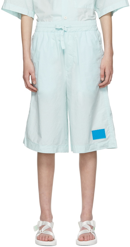 Photo: SUNNEI Blue Cotton Shorts