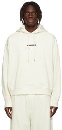 Jil Sander Off-White Logo Hoodie