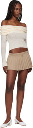 GUIZIO Off-White Marlowe Top