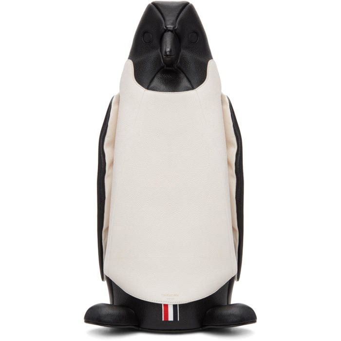 Photo: Thom Browne Black and White Penguin Tote