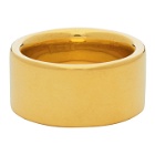 All Blues Gold Polished Tire Ring