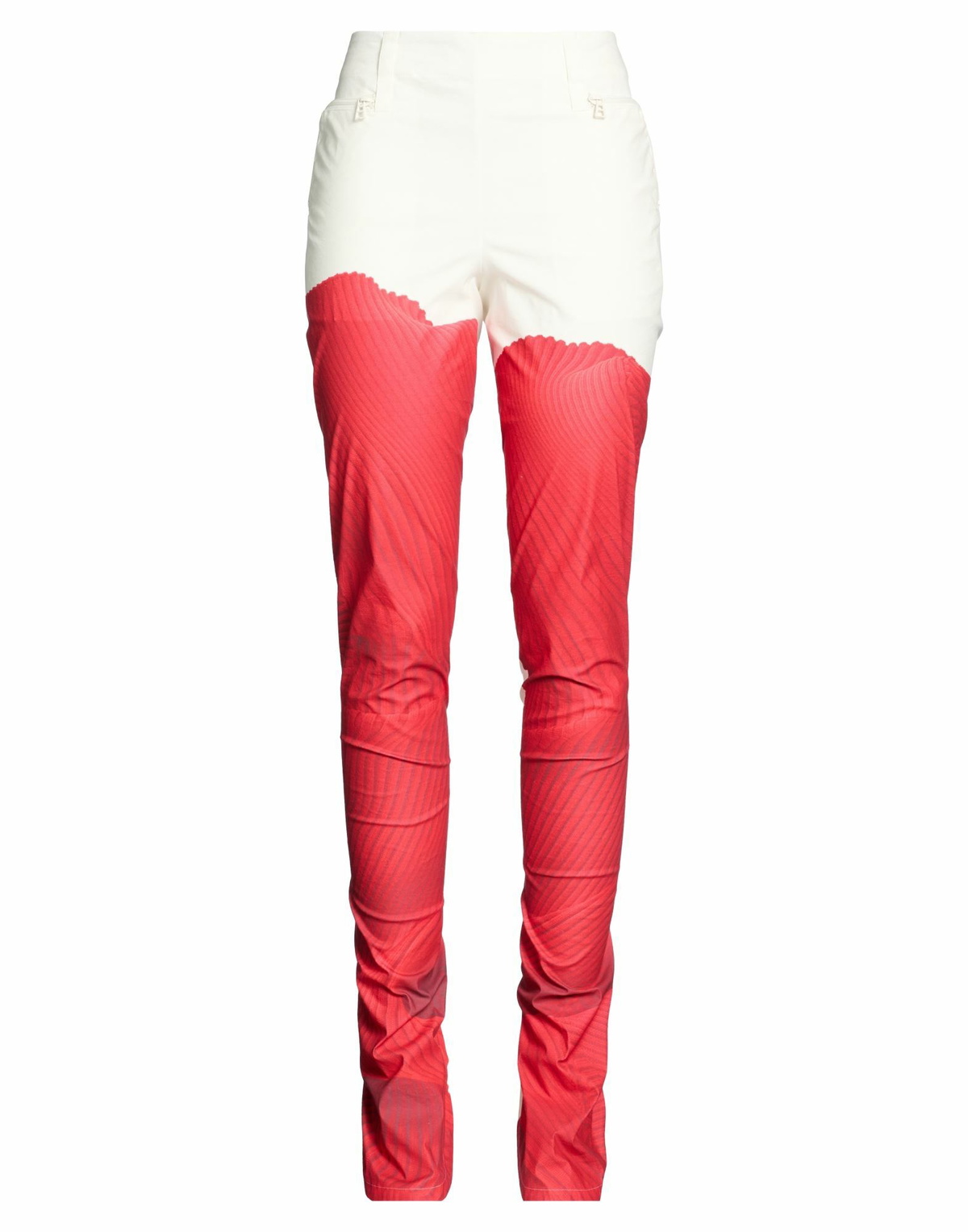 Issey Miyake Womens Pants in Tomato red