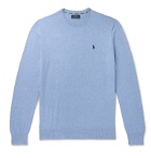 Polo Ralph Lauren - Slim-Fit Pima Cotton Sweater - Blue