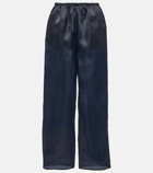 Toteme Silk organza wide-leg pants