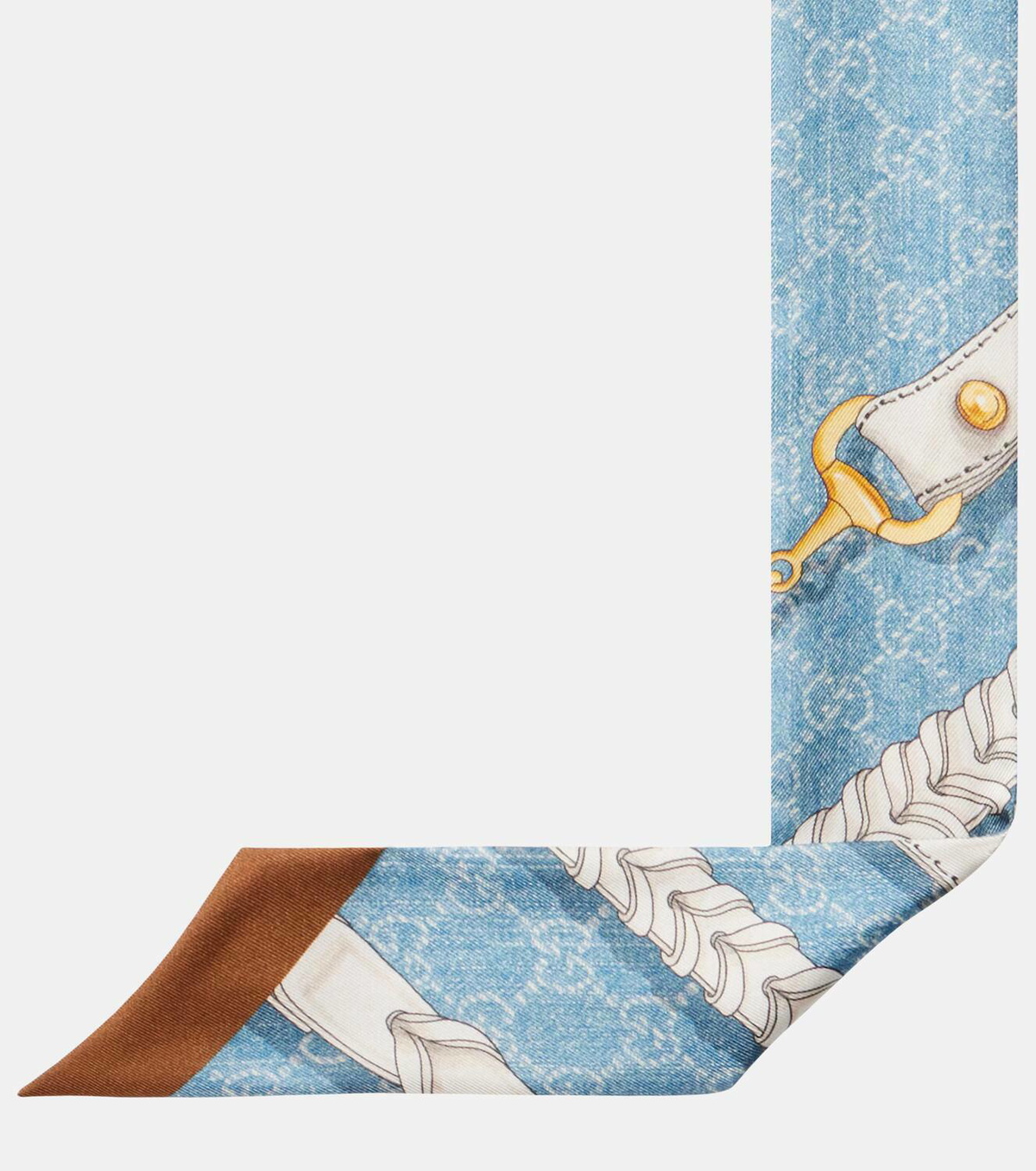 Gucci GG silk scarf