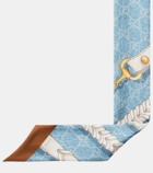 Gucci GG silk scarf