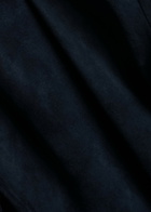 Stouls 05 Stretch-suede T-shirt Navy