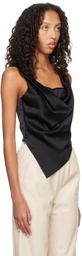 Nanushka Black Petra Tank Top