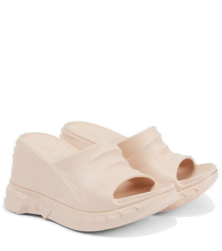 Photo: Givenchy Marshmallow wedge slides