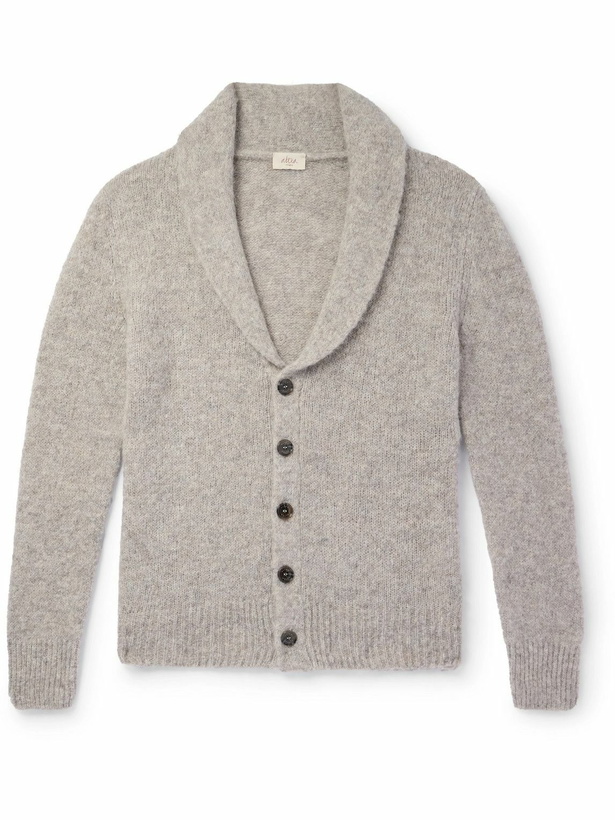 Photo: Altea - Shawl-Collar Alpaca-Blend Cardigan - Neutrals