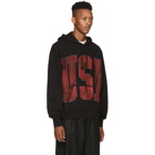 424 Black USA Hoodie