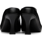 Balenciaga Black Scholl Edition Sheepskin Mule Heels