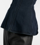 Agolde Lara denim corset