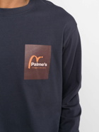 PALMES - Logo Long-sleeve Organic Cotton T-shirt