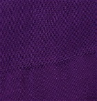 FALKE - Tiago Stretch Fil d'Ecosse Cotton-Blend Socks - Purple
