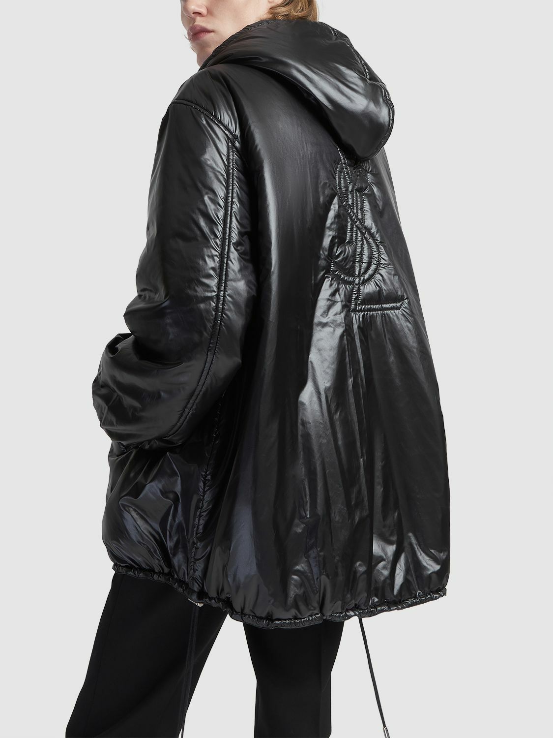 SAINT LAURENT - Cassandre Nylon Rain Coat Saint Laurent