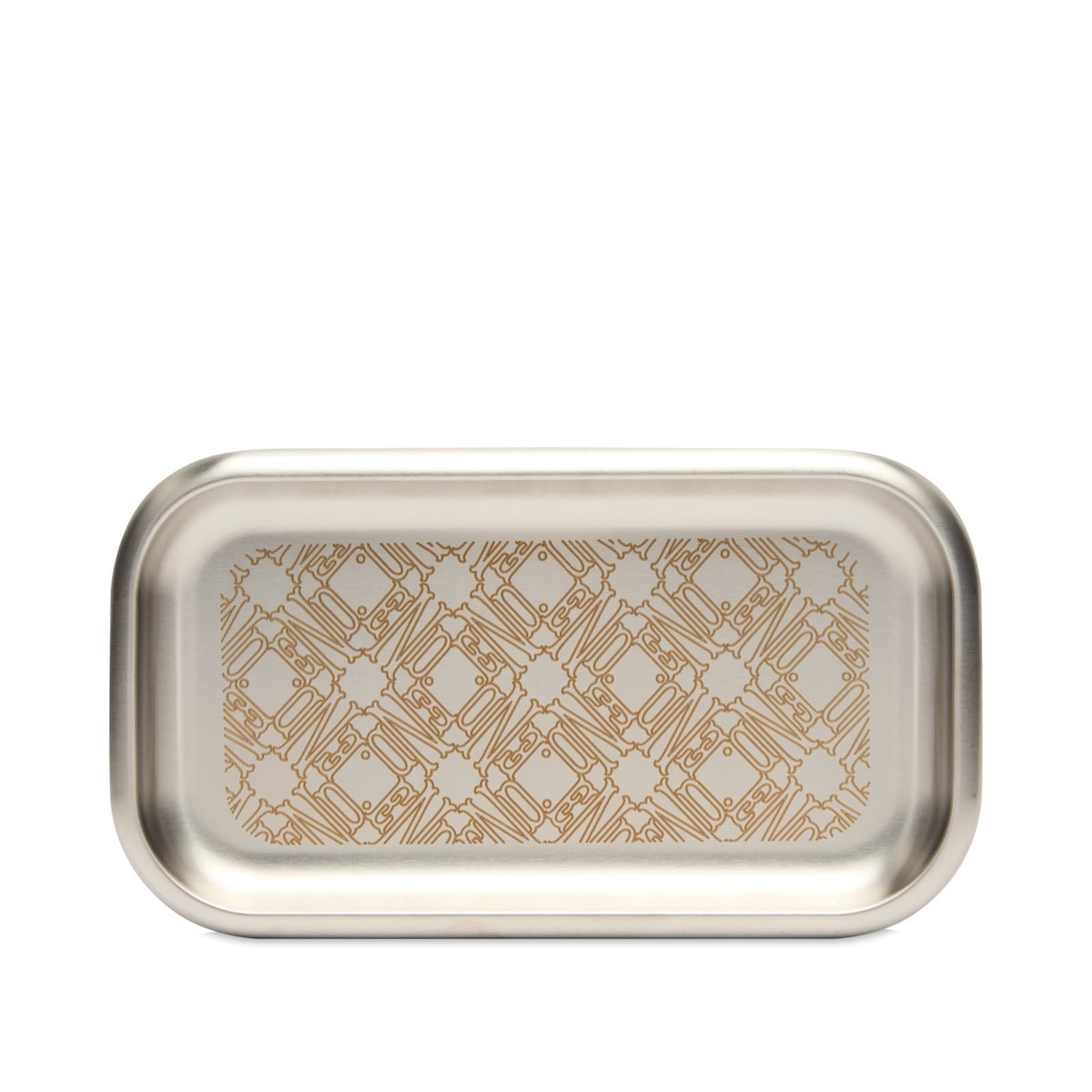 Service Projects x END. Serving Tray in Brushed Steel 