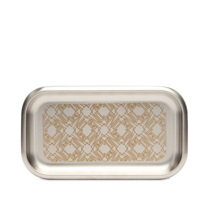 Photo: Service Projects x END. Serving Tray in Brushed Steel 